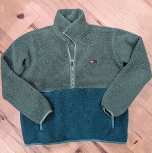 Aviator Nation xs unisex teddy half zip